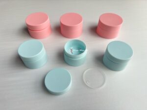 Frosted cosmetic container mould new design