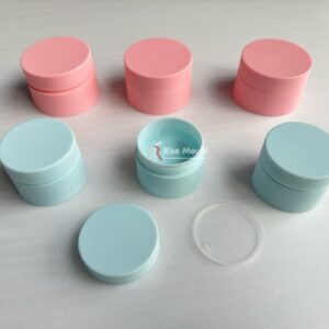 Frosted cosmetic container mould new design